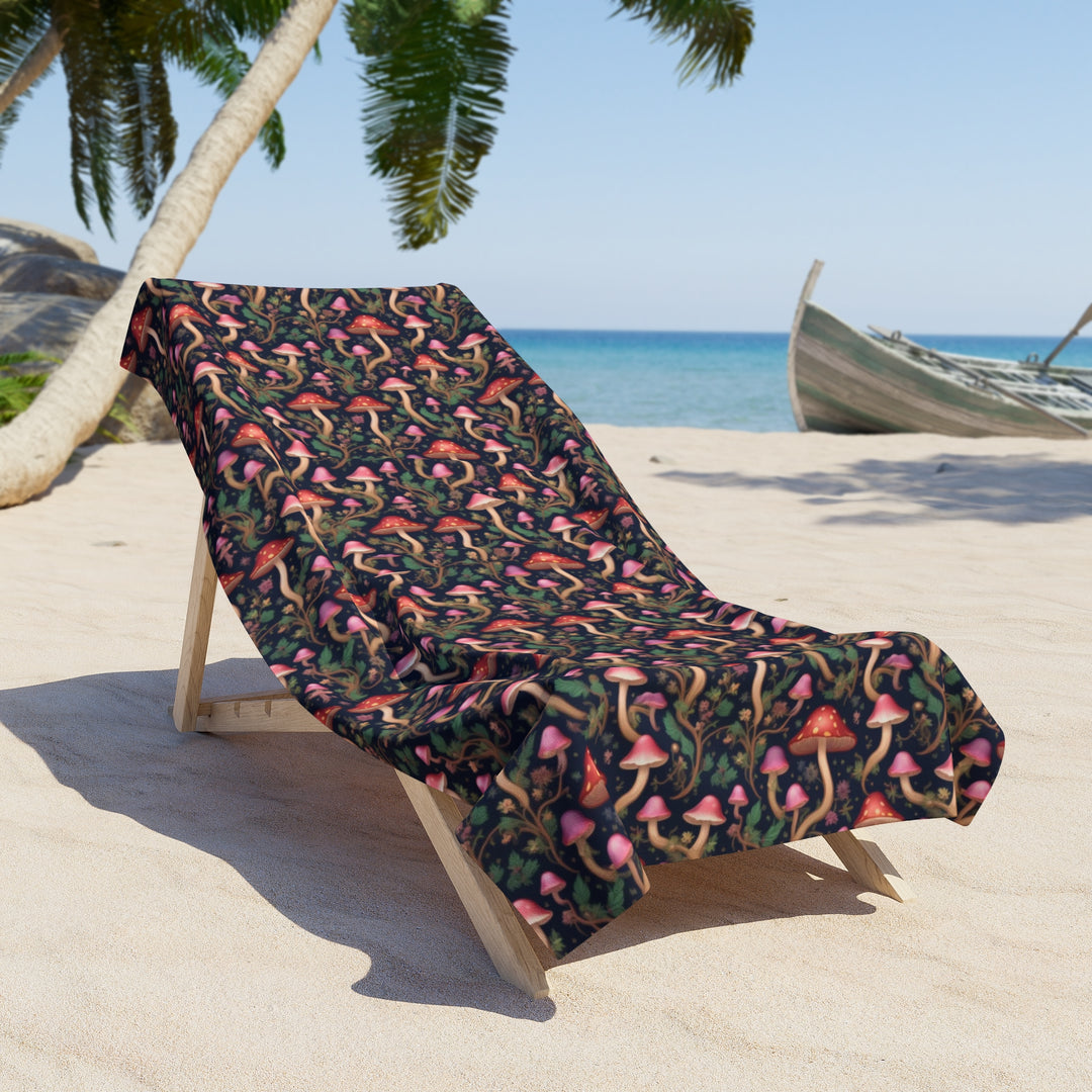 Mushrooms Beach Towel