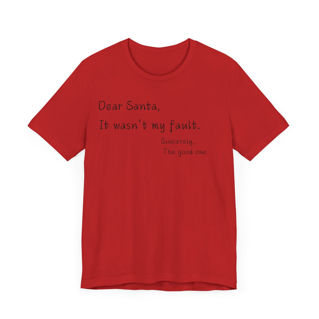 Dear Santa Unisex Jersey Short Sleeve Tee