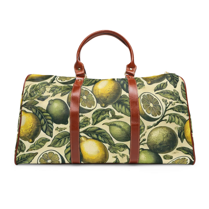 Lemon Lime Waterproof Travel Bag