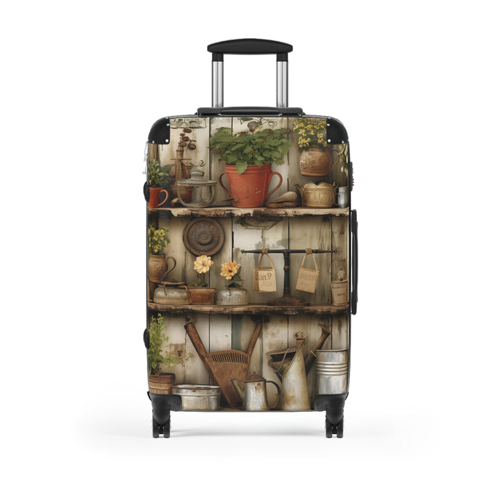 Rustic Country Garden Suitcase