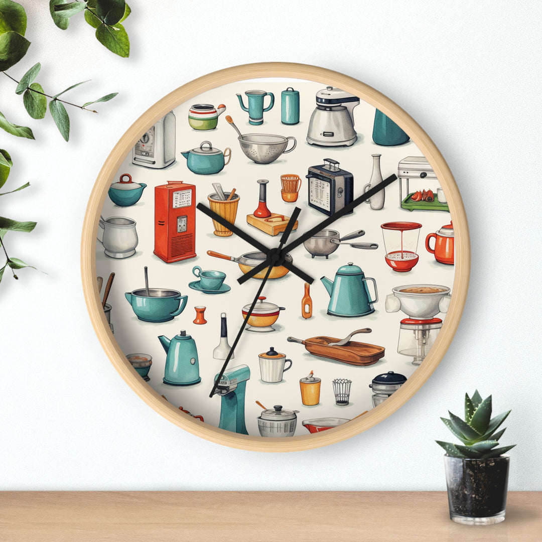 Retro Kitchen Wall Clock