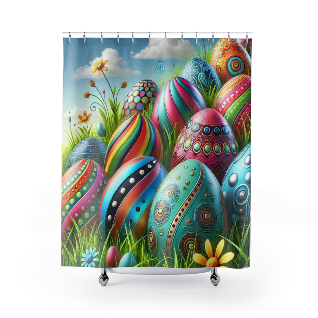 Fantastical Easter Eggs Shower Curtain