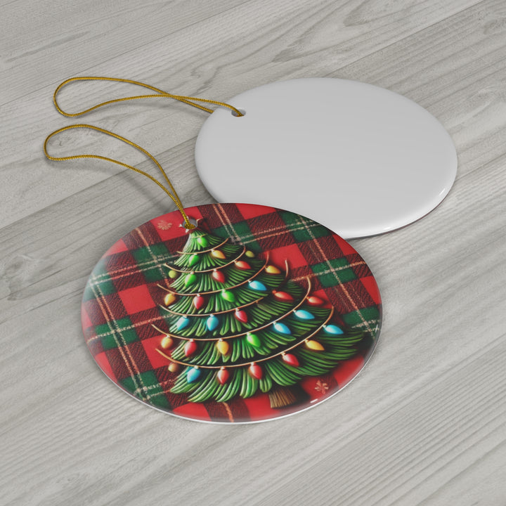 Christmas Tree Ceramic Ornament