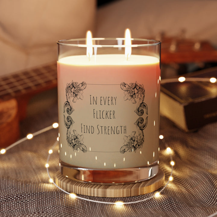 Find Your Strength Scented Candle - Full Glass, 11oz