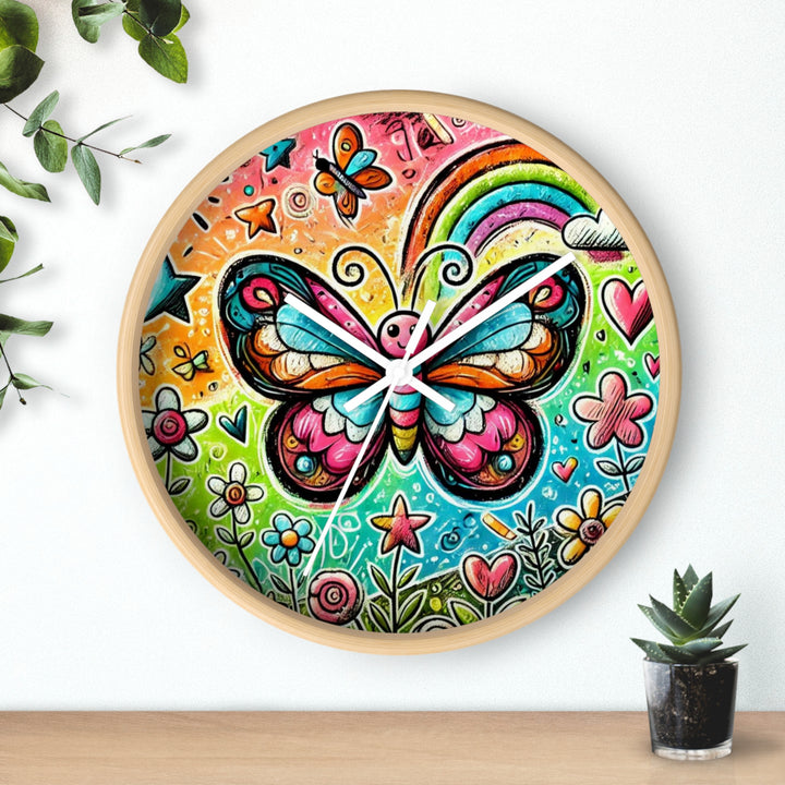 Butterfly Beauty Wall Clock