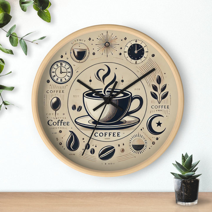 Coffee Time Wall Clock