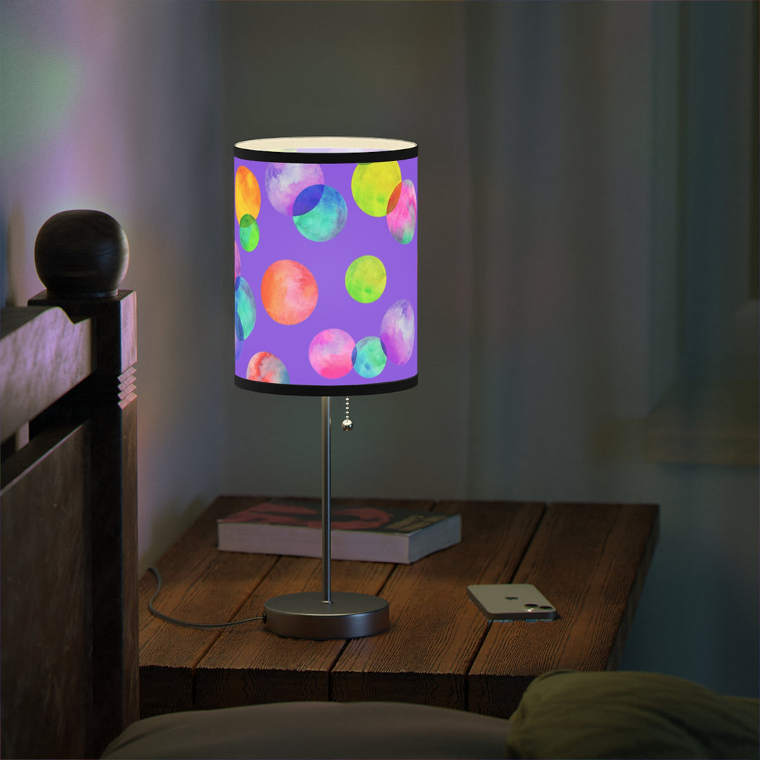 Polka Dot Lamp on a Stand