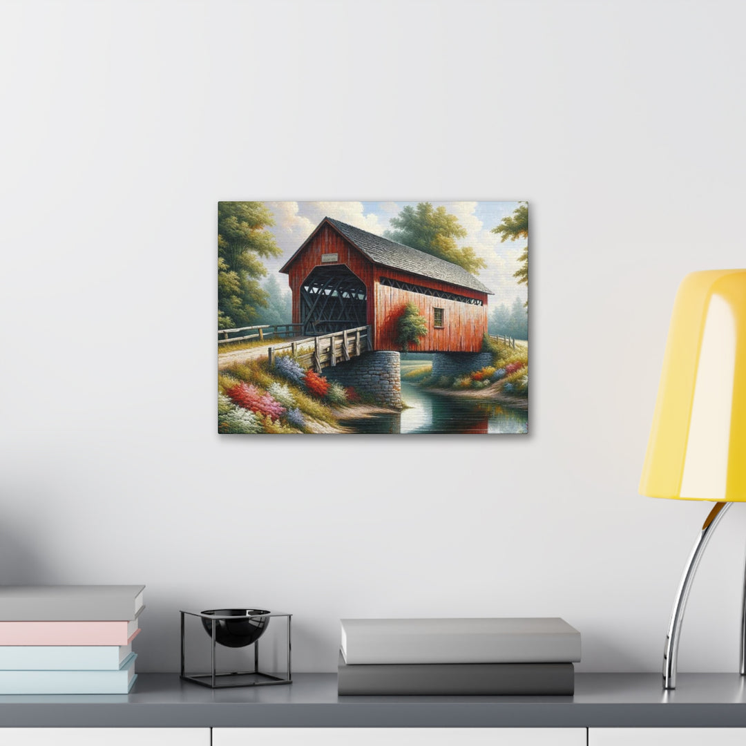 Country Bridge Canvas Gallery Wraps