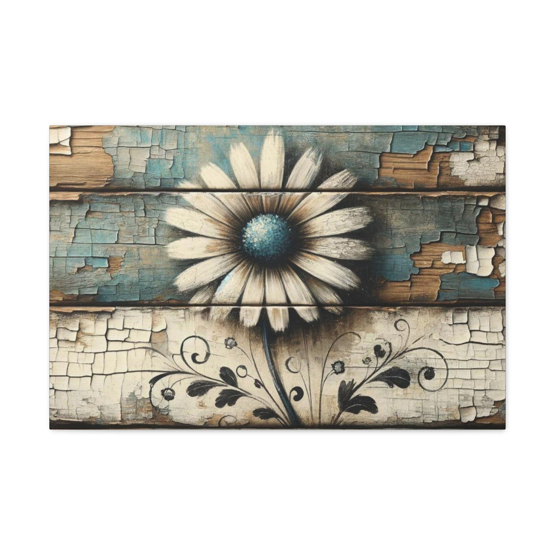 Rustic Daisy Canvas Gallery Wraps