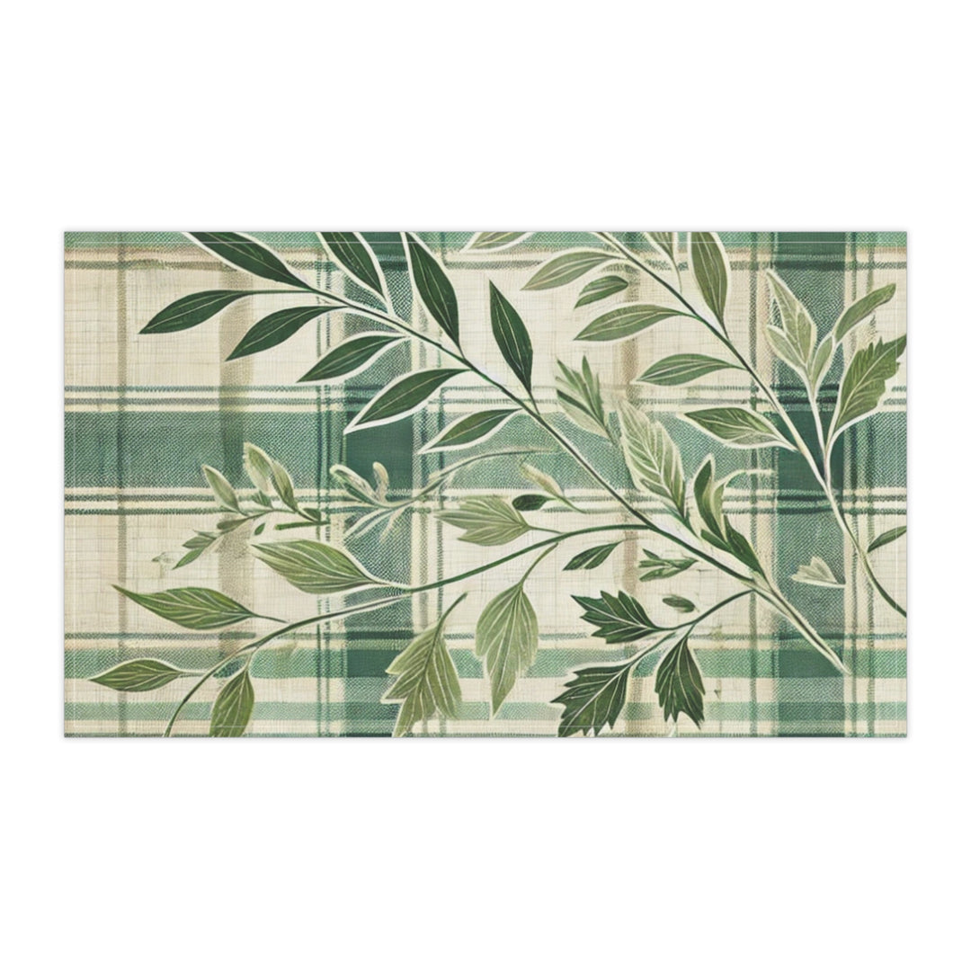 Herbs and Plaids Tea Towels (cotton, poly)