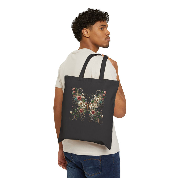 Butterfly Cotton Canvas Tote Bag