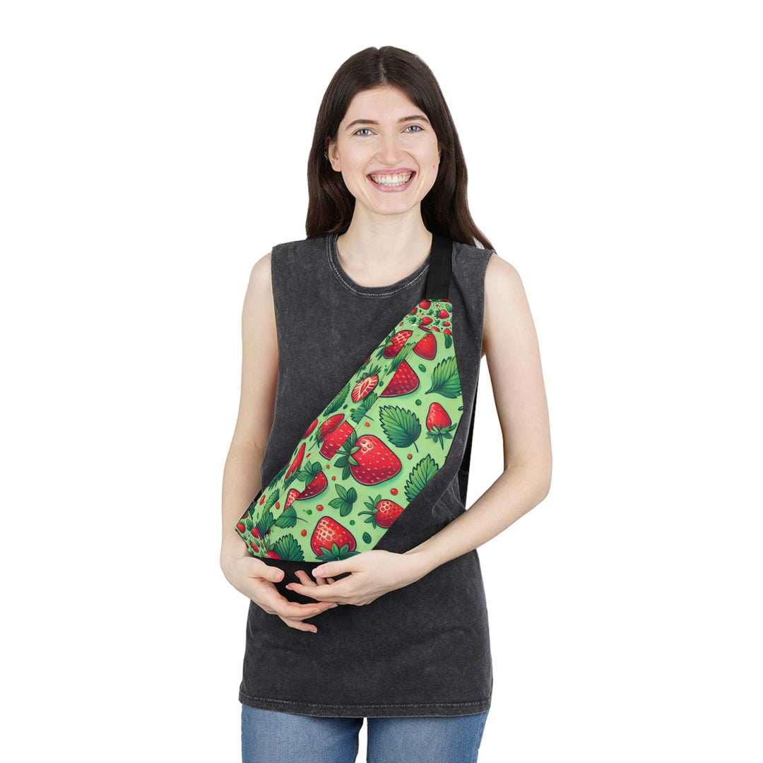 Strawberries Large Fanny Pack