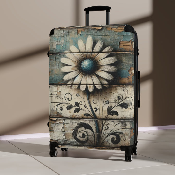 Rustic Daisy Suitcase