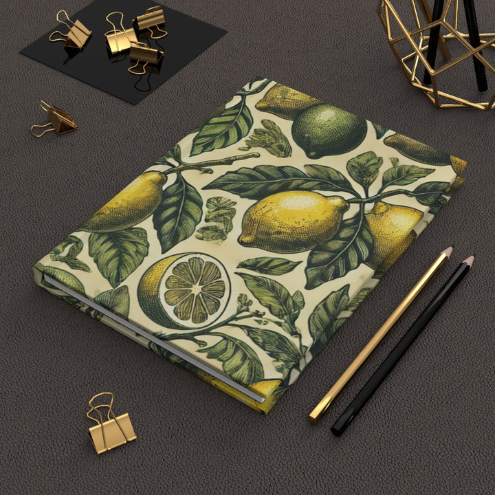 Lemons and Limes Hardcover Journal Matte