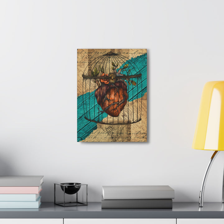 Caged Heart Canvas Gallery Wraps