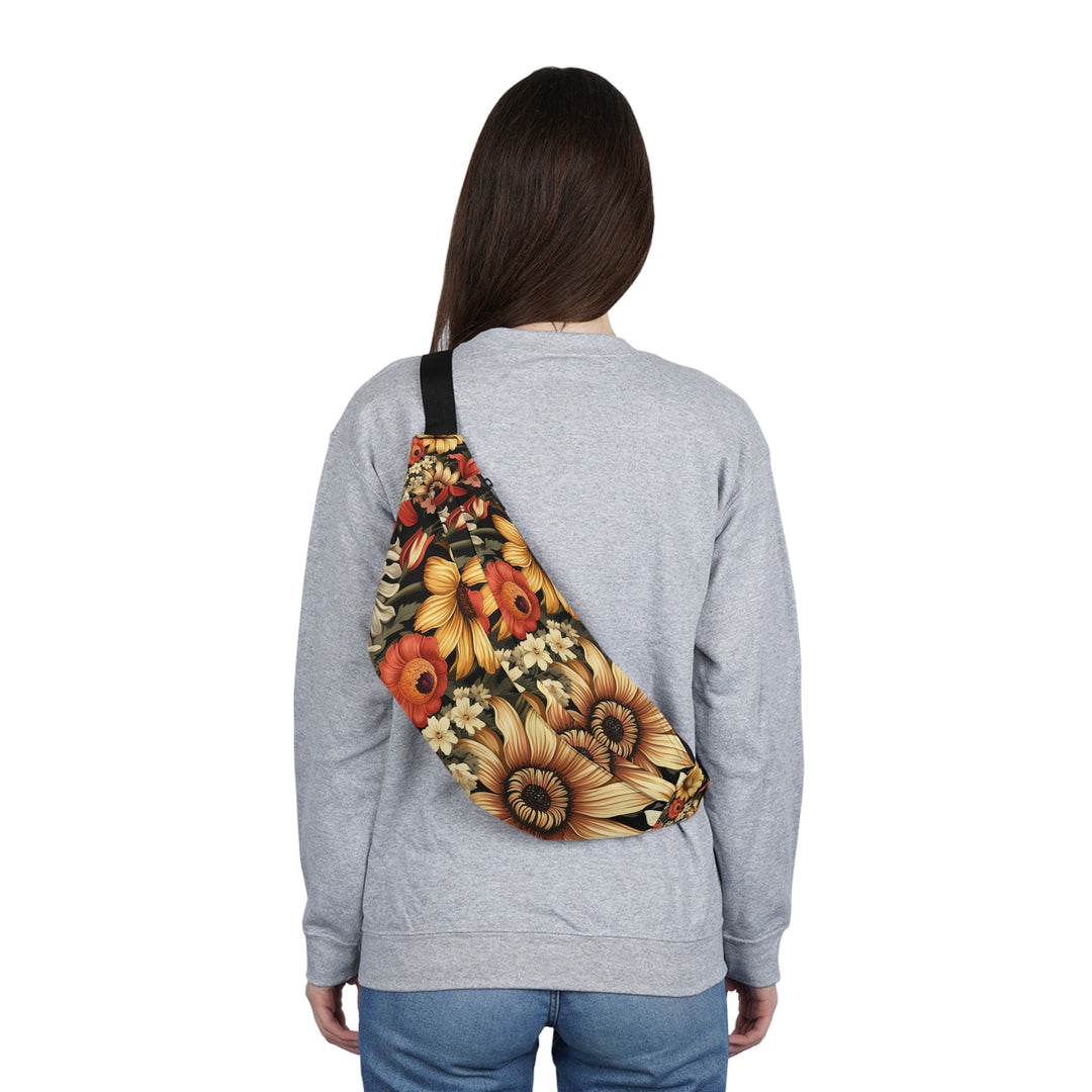 Rustic Flowers Large Fanny Pack