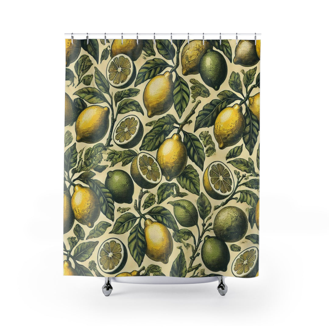 Lemons and Limes Shower Curtains