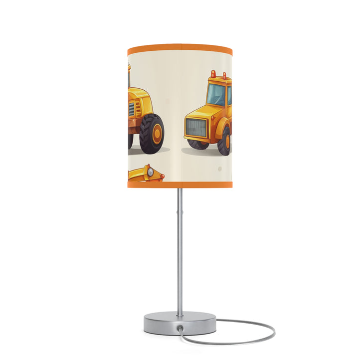 Construction Vehicle Lamp on a Stand