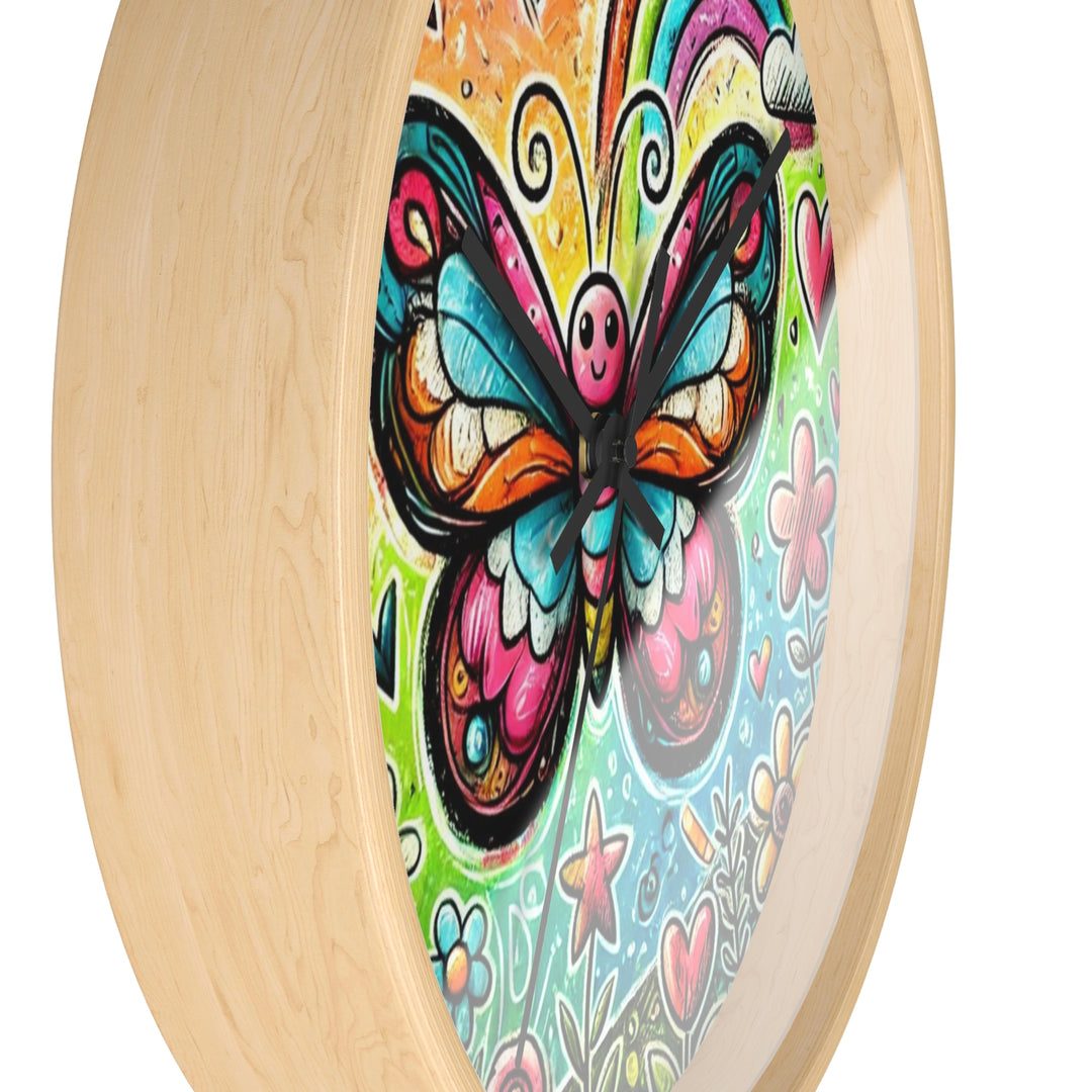 Butterfly Beauty Wall Clock