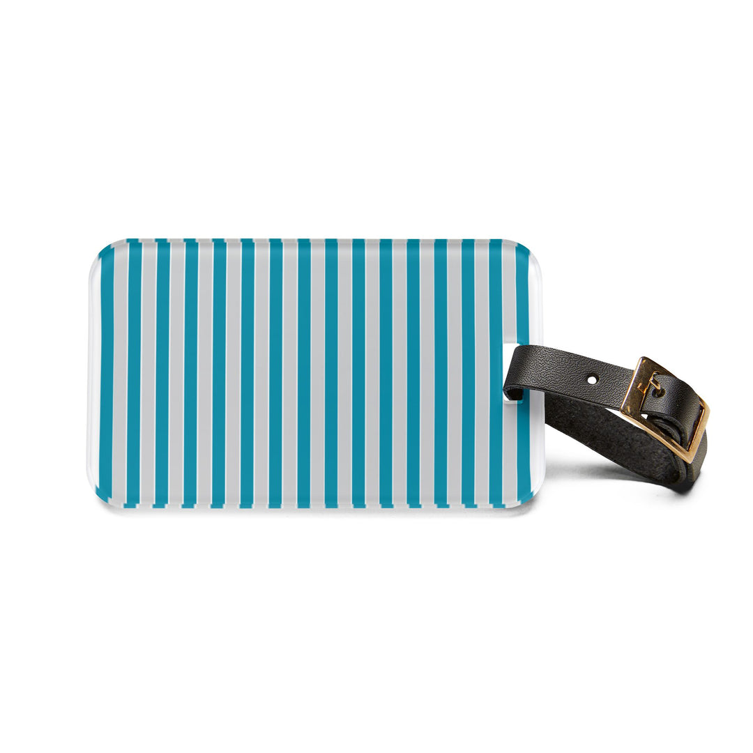 Striped Luggage Tag