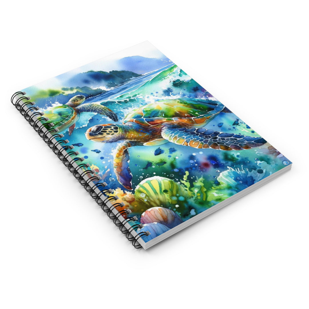 Sea Turtles Spiral Notebook - Ruled Line