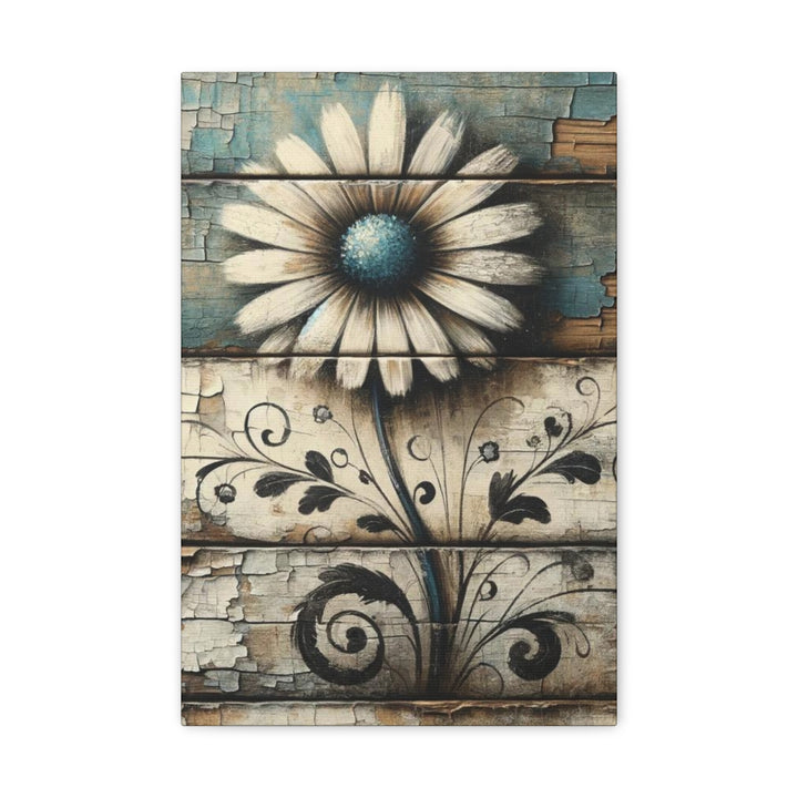 Rustic Daisy Canvas Gallery Wraps