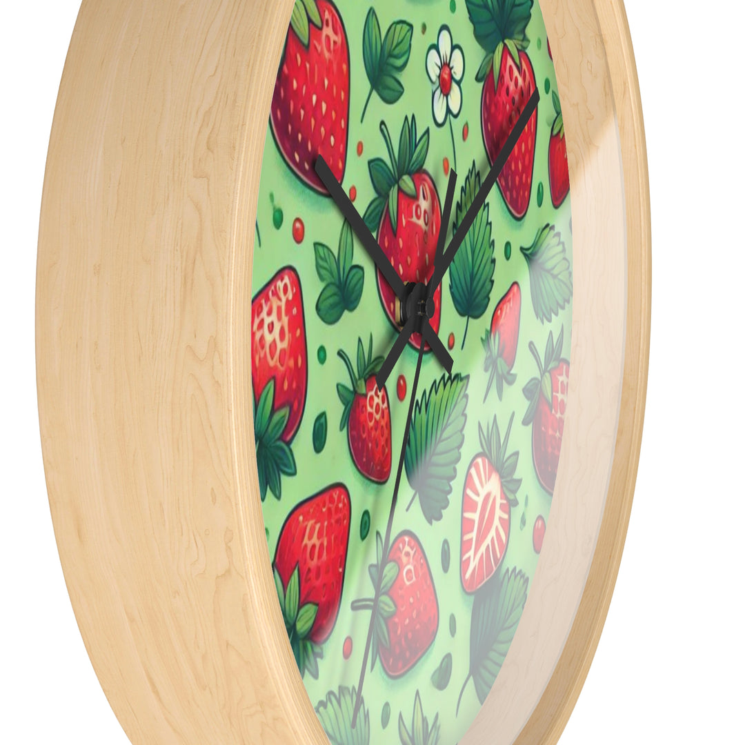 Strawberries Wall Clock