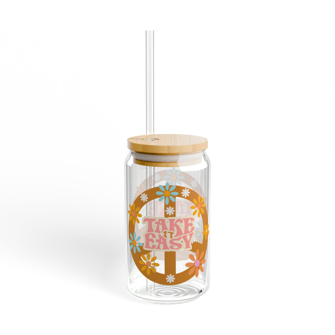 Take It Easy Sipper Glass, 16oz