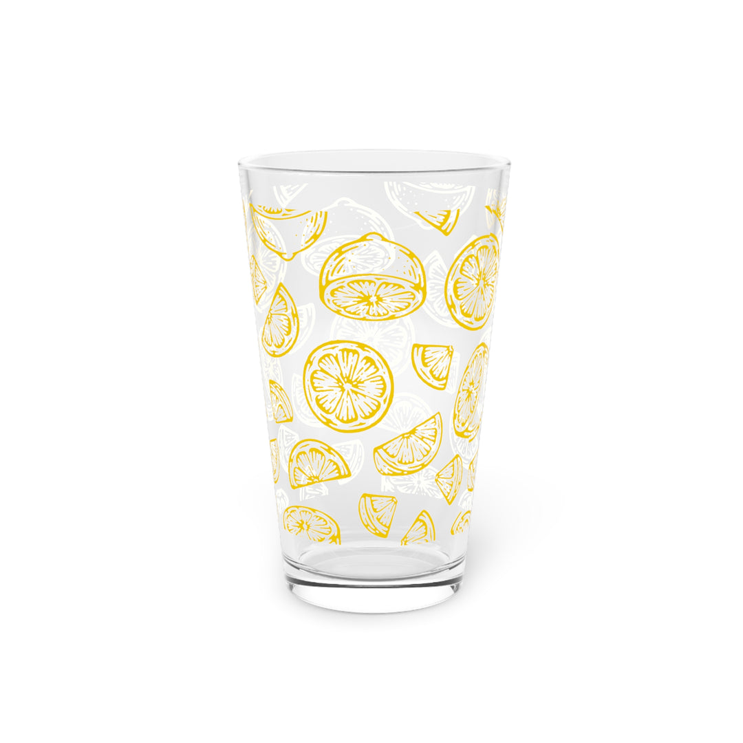 Lemon Slices Pint Glass, 16oz