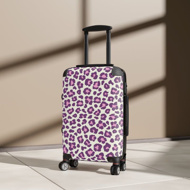 Pink Leopard Suitcase