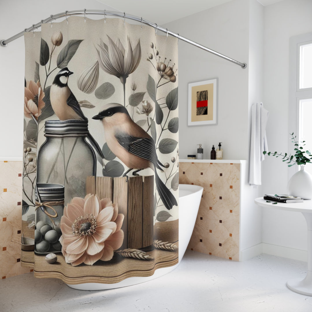 Modern  Vintage Shower Curtains