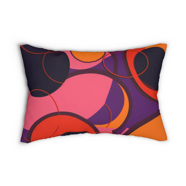 Cirque Chromatique Spun Polyester Lumbar Pillow