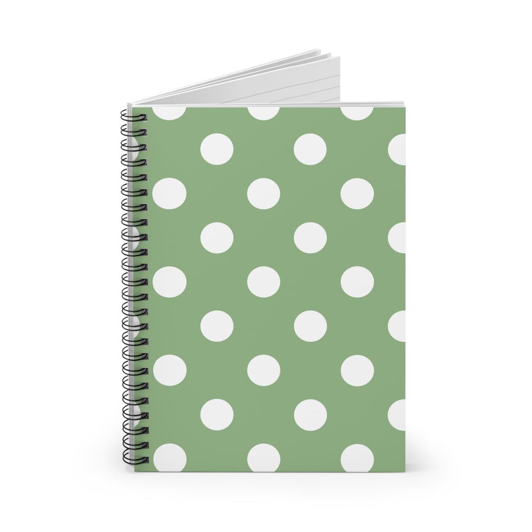 Polka Dot Spiral Notebook - Ruled Line