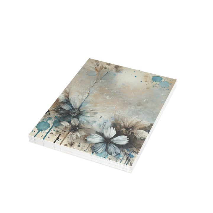 Painted Flowers Postcard Bundles (envelopes included)