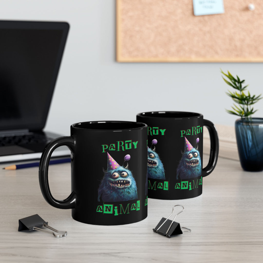 Party Animal Black Mug (11oz, 15oz)