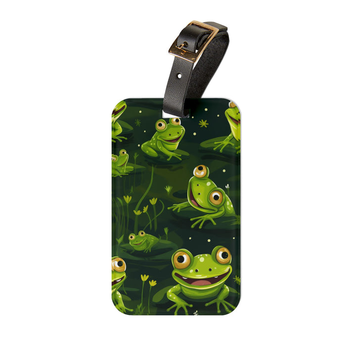 Frog Fun Luggage Tag