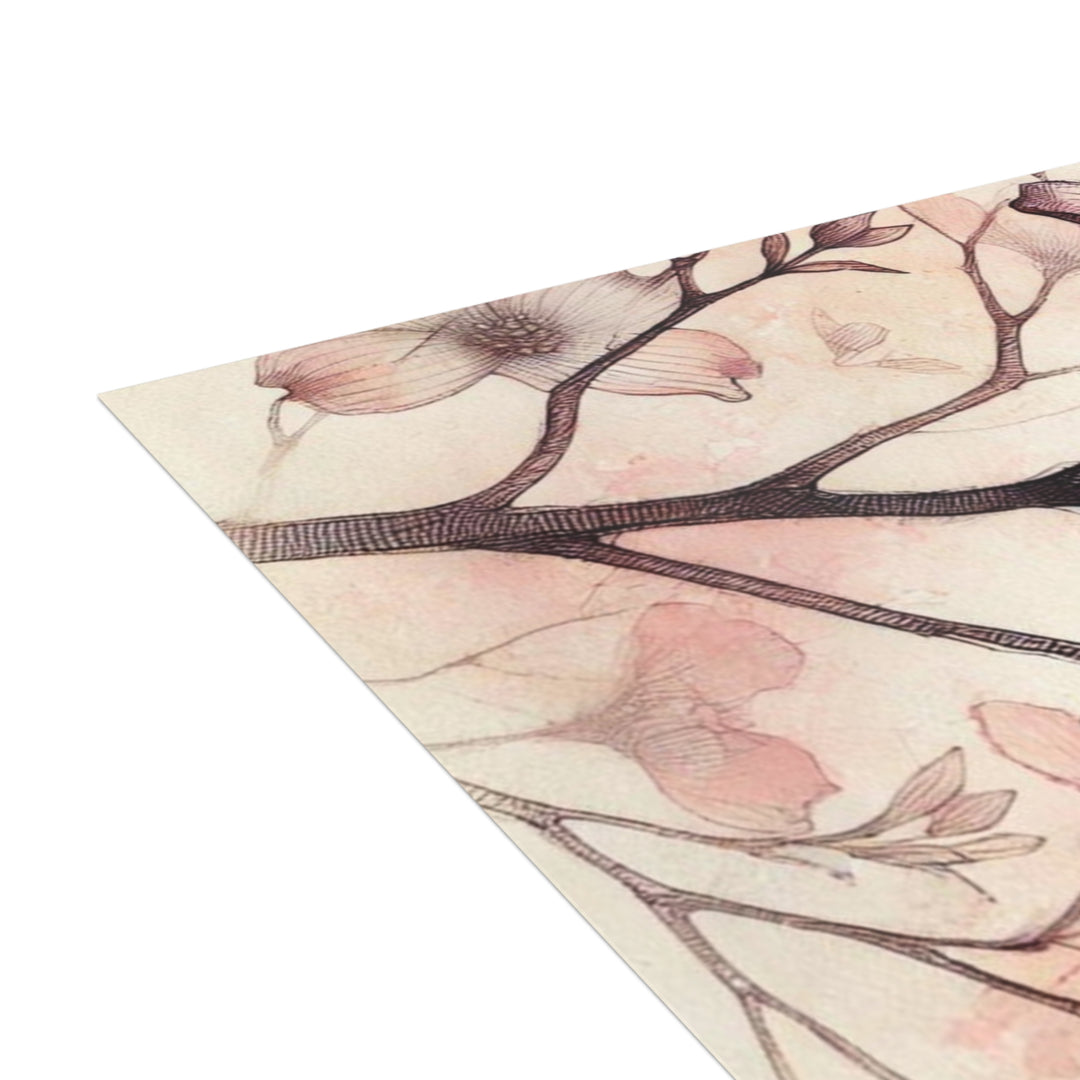 Beautiful Dogwood Branch Postcard Bundles (envelopes included)