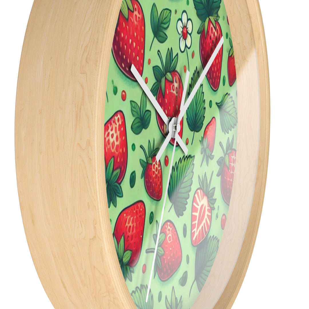 Strawberries Wall Clock