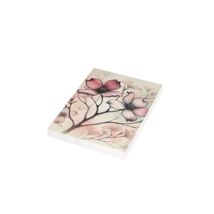 Beautiful Dogwood Branch Postcard Bundles (envelopes included)