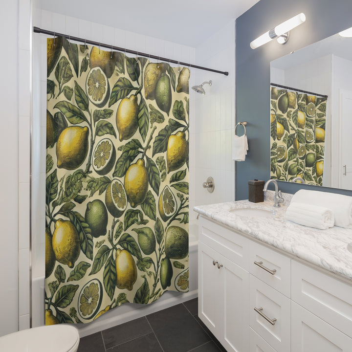 Lemons and Limes Shower Curtains