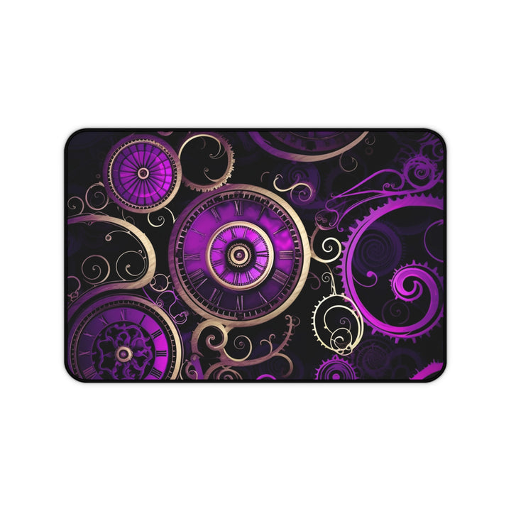 Purple Gears Desk Mat