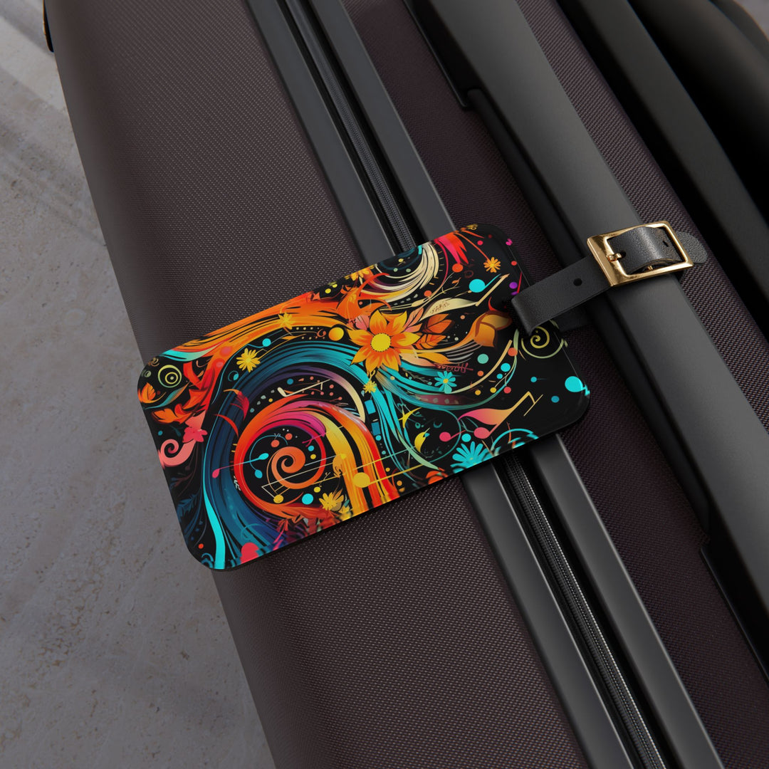 Vibrant Splash Luggage Tag