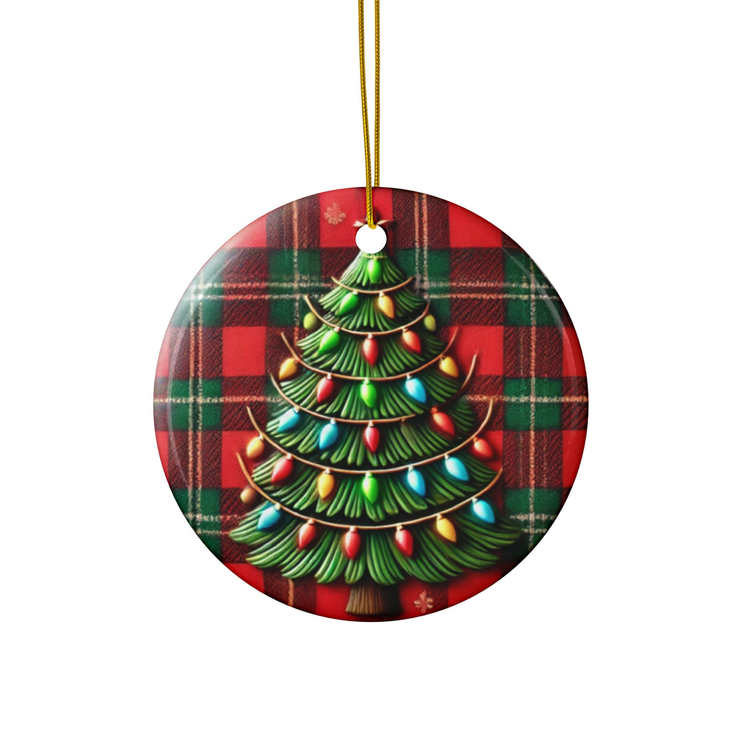 Christmas Tree Ceramic Ornament