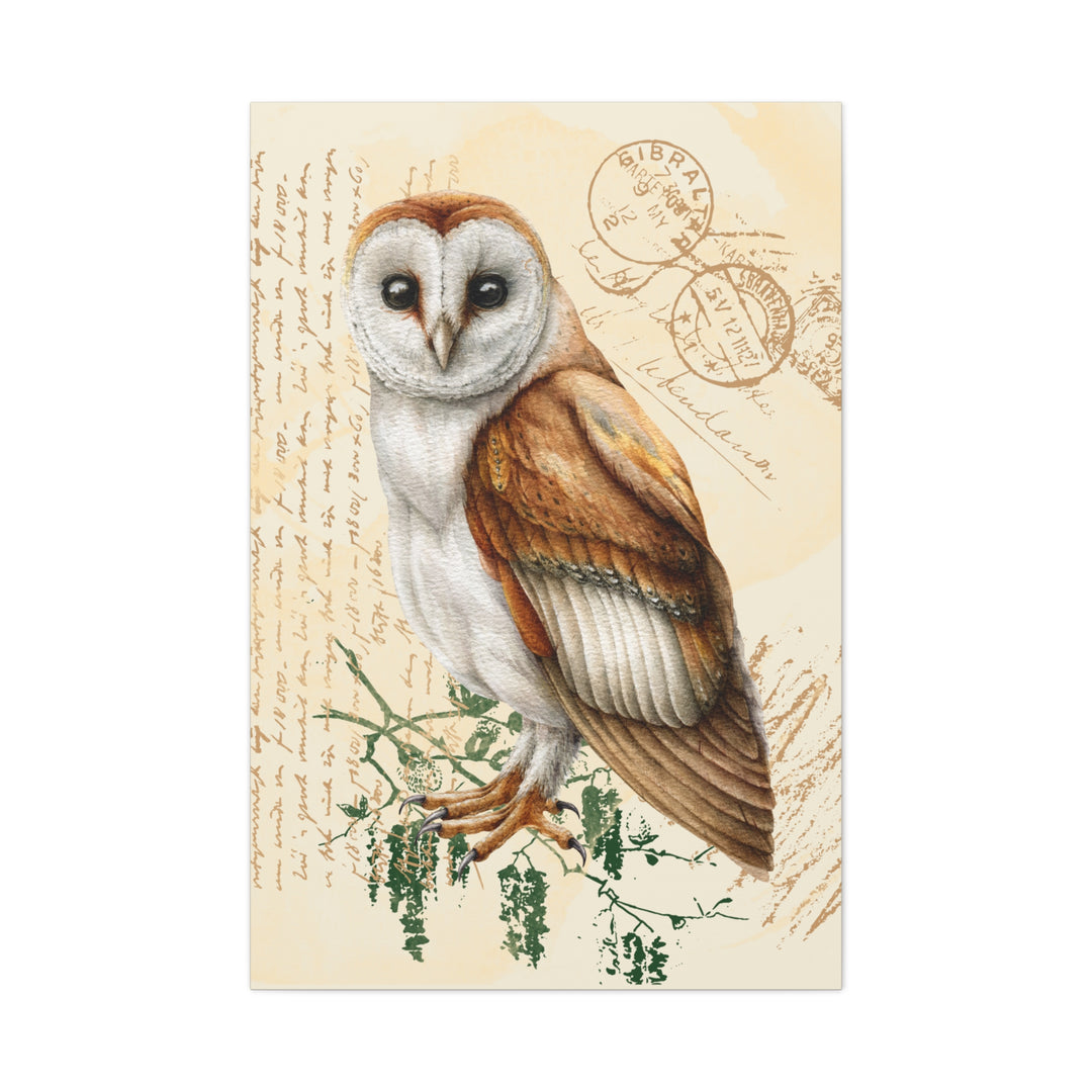 Wise Owl Canvas Gallery Wraps