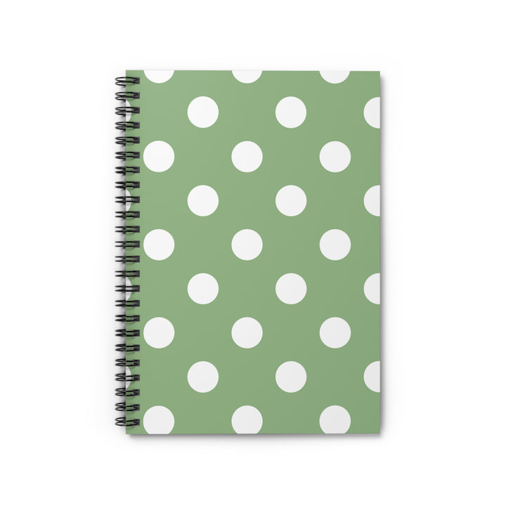 Polka Dot Spiral Notebook - Ruled Line