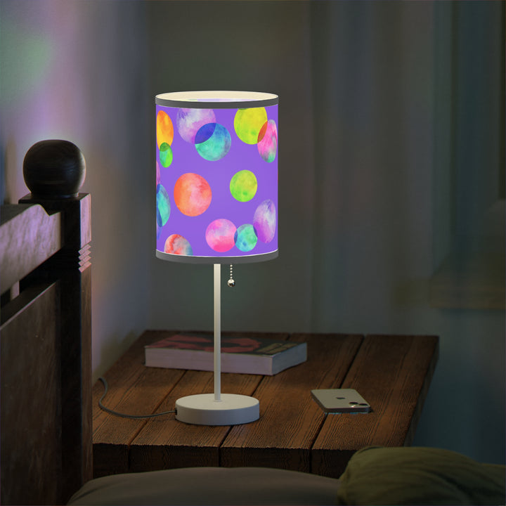 Polka Dot Lamp on a Stand