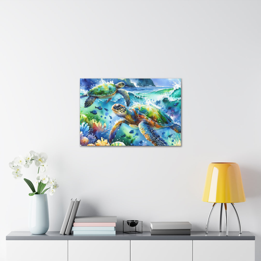 Sea Turtles Canvas Gallery Wraps