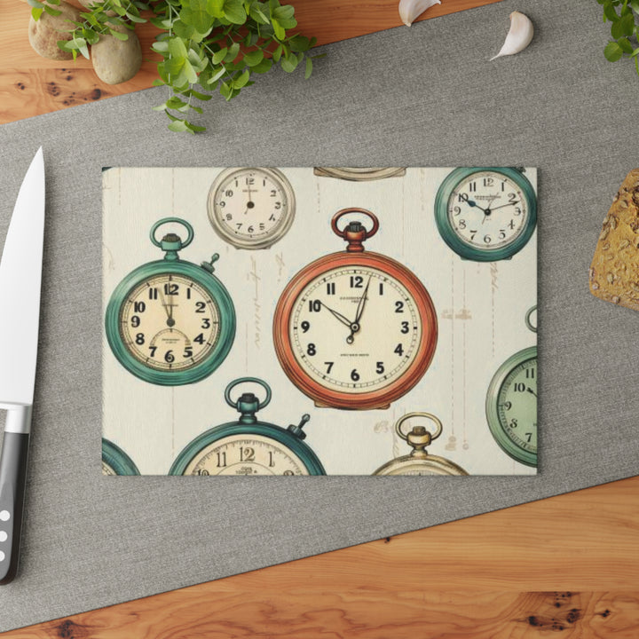 Stop Time Glass Cutting Board