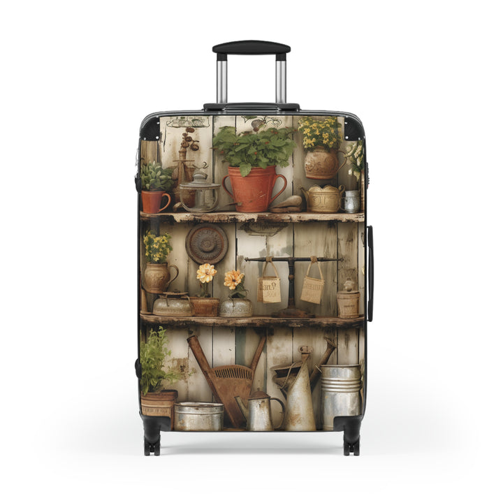 Rustic Country Garden Suitcase