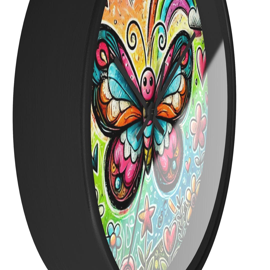 Butterfly Beauty Wall Clock